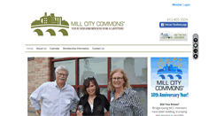 Desktop Screenshot of millcitycommons.org